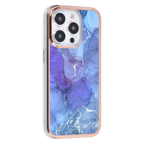 UNIQ Accessory UNIQ Accessory iPhone 15 Pro TPU Back Cover hoesje - Marble Purple