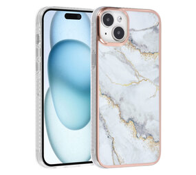 UNIQ Accessory UNIQ Accessory iPhone 15 & 14 Plus TPU Back Cover - Marble White UNIQ Accessory UNIQ Accessory iPhone 15 & 14 Plus TPU Back Cover - Marble White