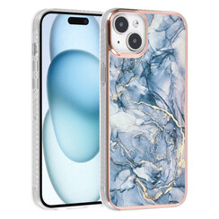UNIQ Accessory Coque arriere en iPhone 15 & 14 Plus - Marble Grey