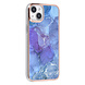 UNIQ Accessory UNIQ Accessory iPhone 15 & 14 Plus TPU Back Cover hoesje - Marble Purple UNIQ Accessory UNIQ Accessory iPhone 15 & 14 Plus TPU Back Cover hoesje - Marble Purple