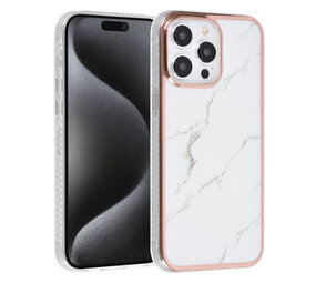 UNIQ Accessory UNIQ Accessory iPhone 15 Pro Max TPU Back Cover hoesje - Marble UNIQ Accessory UNIQ Accessory iPhone 15 Pro Max TPU Back Cover hoesje - Marble