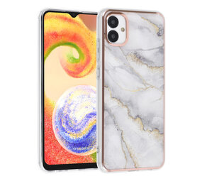 UNIQ Accessory UNIQ Accessory Samsung Galaxy A04 TPU Back Cover - Marble White UNIQ Accessory UNIQ Accessory Samsung Galaxy A04 TPU Back Cover - Marble White