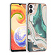 UNIQ Accessory UNIQ Accessory Samsung Galaxy A04 TPU Back Cover hoesje - Marble Green UNIQ Accessory UNIQ Accessory Samsung Galaxy A04 TPU Back Cover hoesje - Marble Green