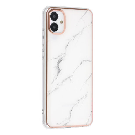 UNIQ Accessory UNIQ Accessory Samsung Galaxy A04 TPU Back Cover hoesje - Marble UNIQ Accessory UNIQ Accessory Samsung Galaxy A04 TPU Back Cover hoesje - Marble