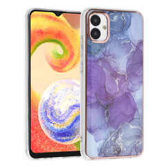 UNIQ Accessory Coque arrière en Samsung Galaxy A04 - Marble Purple