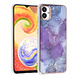 UNIQ Accessory UNIQ Accessory Samsung Galaxy A04 TPU Back Cover hoesje - Marble Purple UNIQ Accessory UNIQ Accessory Samsung Galaxy A04 TPU Back Cover hoesje - Marble Purple
