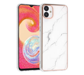 UNIQ Accessory UNIQ Accessory Samsung Galaxy A04e TPU Back Cover hoesje - Marble UNIQ Accessory UNIQ Accessory Samsung Galaxy A04e TPU Back Cover hoesje - Marble