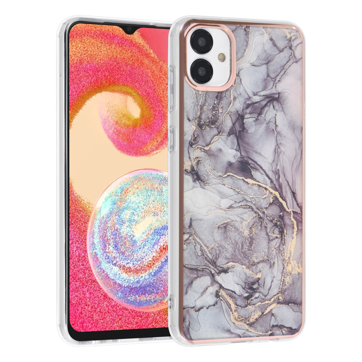 UNIQ Accessory UNIQ Accessory Samsung Galaxy A04e TPU Back Cover hoesje - Marble Grey