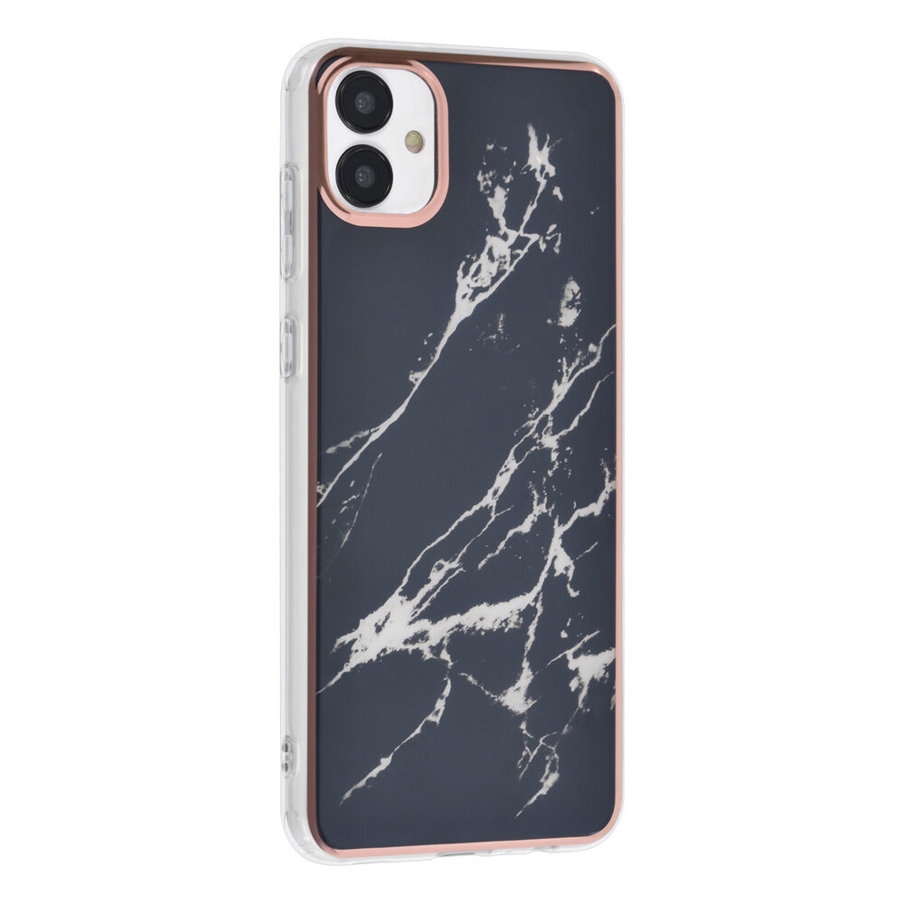 UNIQ Accessory UNIQ Accessory Samsung Galaxy A04e TPU Back Cover hoesje - Marble Black UNIQ Accessory UNIQ Accessory Samsung Galaxy A04e TPU Back Cover hoesje - Marble Black