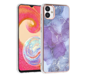 UNIQ Accessory UNIQ Accessory Coque arrière en Samsung Galaxy A04e - Marble Purple UNIQ Accessory UNIQ Accessory Coque arrière en Samsung Galaxy A04e - Marble Purple
