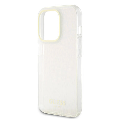 Guess Guess iPhone 15 Pro Hardcase - Faceted Mirror - Disco Pink Guess Guess iPhone 15 Pro Hardcase - Faceted Mirror - Disco Pink