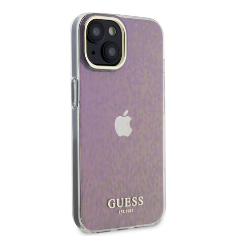 Guess Guess iPhone 15 Hardcase-Rückseite - Faceted Mirror - Disco Rosa Guess Guess iPhone 15 Hardcase-Rückseite - Faceted Mirror - Disco Rosa