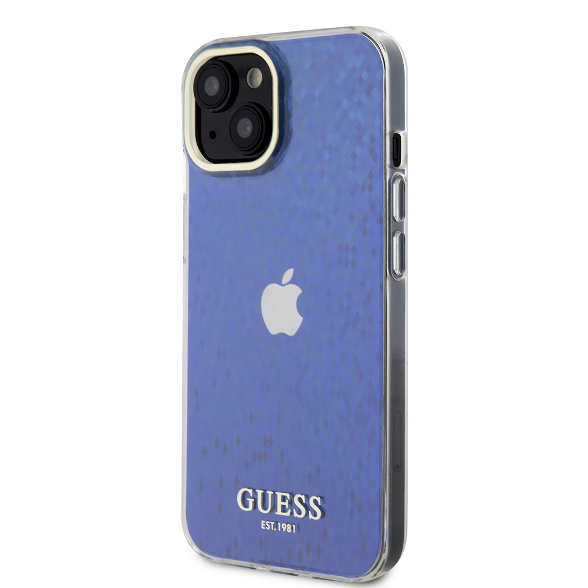 Guess Guess iPhone 15 Hardcase hoesje - Faceted Mirror - Disco Paars, foto 2 van 6