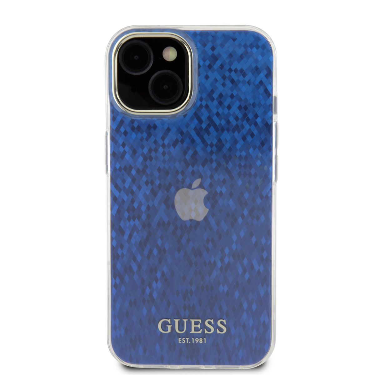 Guess Guess iPhone 15 Hardcase hoesje - Faceted Mirror - Disco Paars, foto 3 van 6