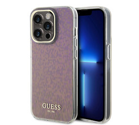 Guess Guess Coque arrière en iPhone 15 Pro Max - Faceted Mirror - Disco Rose Guess Guess Coque arrière en iPhone 15 Pro Max - Faceted Mirror - Disco Rose