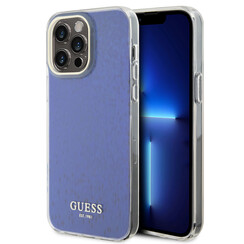 Guess iPhone 15 Pro Max Hardcase hoesje - Faceted Mirror - Disco Paars