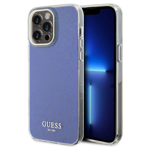 Guess Guess iPhone 15 Pro Max Hardcase-Rückseite - Faceted Mirror - Disco Lila