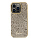 Guess Guess iPhone 15 Pro Hardcase - Metal Script - Disco Gold Guess Guess iPhone 15 Pro Hardcase - Metal Script - Disco Gold