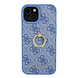 Guess Guess iPhone 15 Hardcase - 4G - With Ring Holder - Blue Guess Guess iPhone 15 Hardcase - 4G - With Ring Holder - Blue