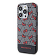 Hello Kitty Hello Kitty Coque arrière en iPhone 15 Pro - Bow Pattern - Stripes - Noir Hello Kitty Hello Kitty Coque arrière en iPhone 15 Pro - Bow Pattern - Stripes - Noir