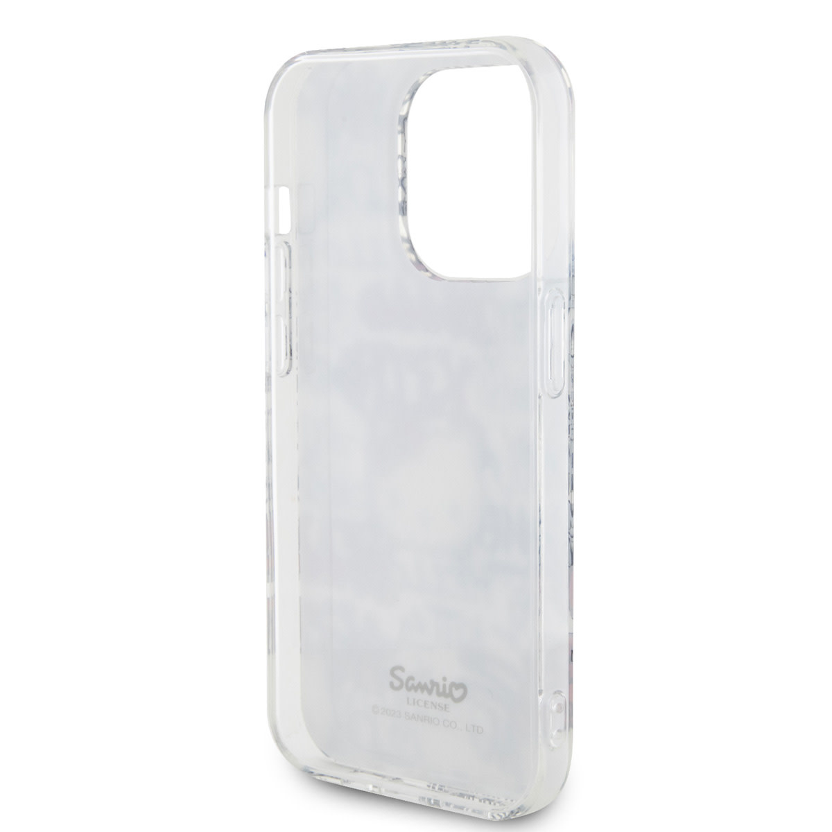 Hello Kitty Hello Kitty iPhone 15 Pro TPU Back Cover hoesje - Graffiti Tags - Wit, foto 6 van 6