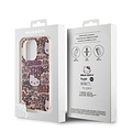 Hello Kitty Hello Kitty iPhone 15 Pro TPU Back Cover - Graffiti Tags - Pink