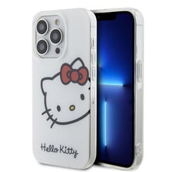 Hello Kitty Coque arrière en iPhone 15 Pro - Kitty Head - Blanc