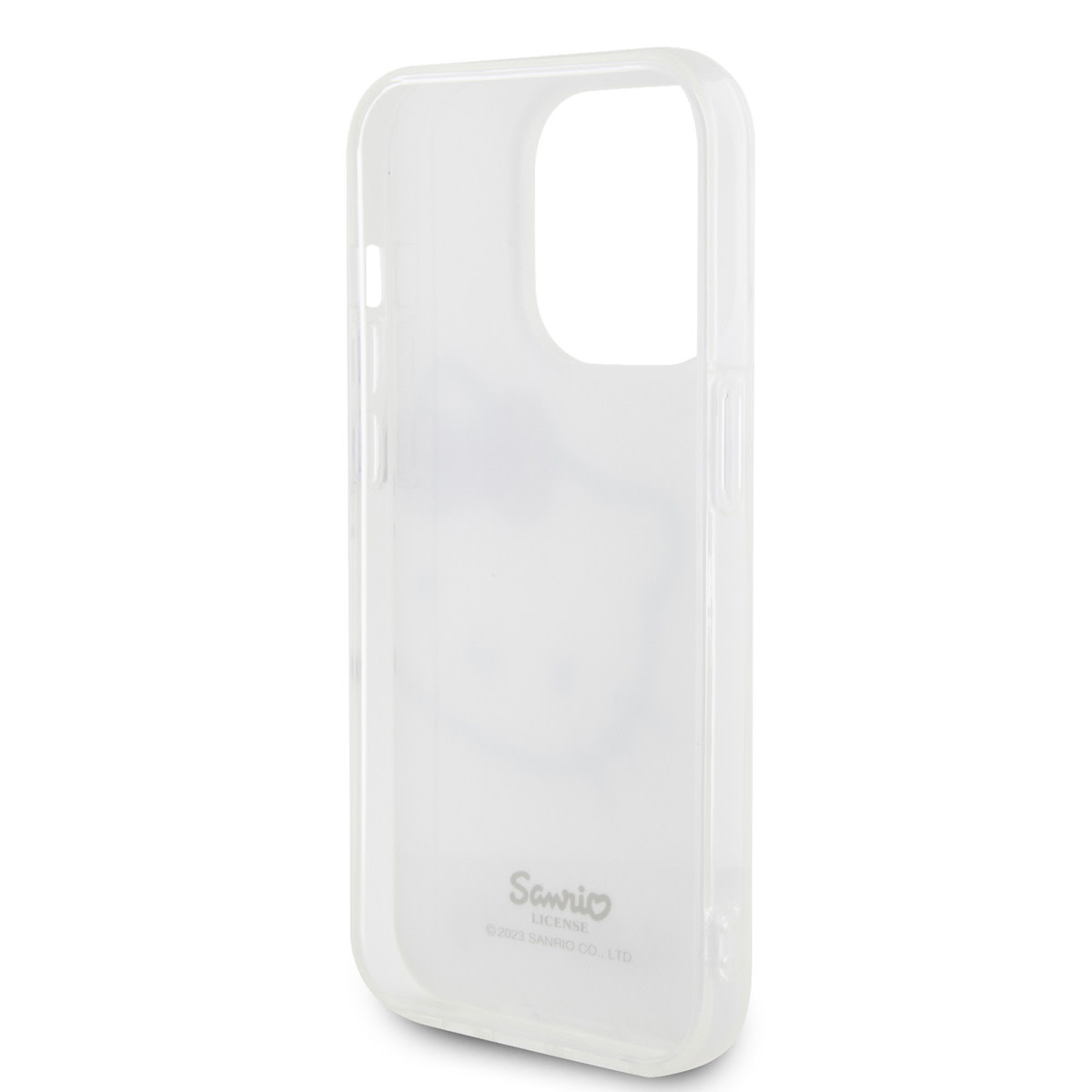 Hello Kitty Hello Kitty iPhone 15 Pro TPU Back Cover hoesje - Kitty Head - Wit, foto 6 van 6