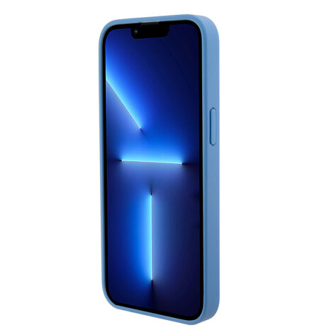 Guess Guess iPhone 15 Pro Hardcase hoesje - 4G - Met Ringhouder - Blauw Guess Guess iPhone 15 Pro Hardcase hoesje - 4G - Met Ringhouder - Blauw