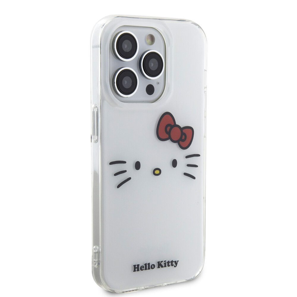 Hello Kitty Hello Kitty iPhone 15 Pro Silikonhülle - Kitty Face - Weiß Hello Kitty Hello Kitty iPhone 15 Pro Silikonhülle - Kitty Face - Weiß
