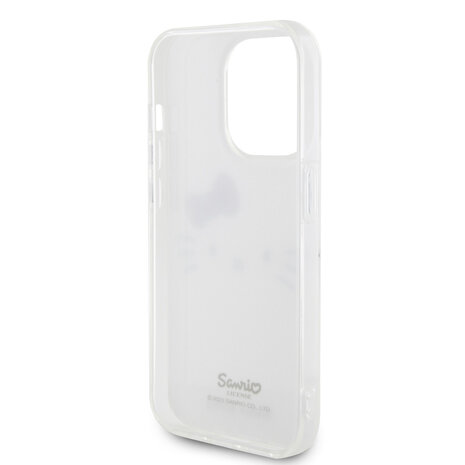 Hello Kitty Hello Kitty iPhone 15 Pro TPU Back Cover - Kitty Face - White Hello Kitty Hello Kitty iPhone 15 Pro TPU Back Cover - Kitty Face - White