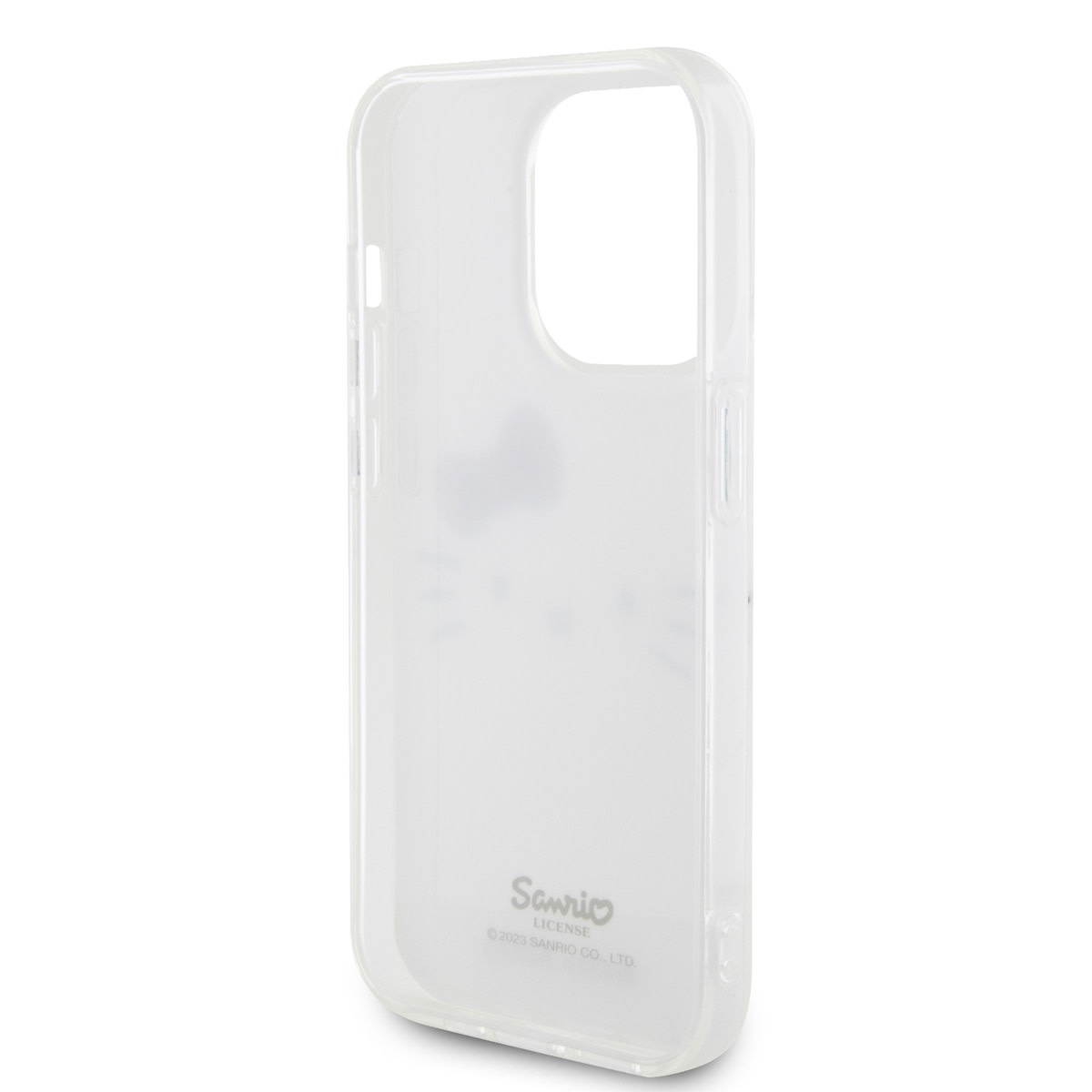 Hello Kitty Hello Kitty iPhone 15 Pro TPU Back Cover hoesje - Kitty Face - Wit, foto 6 van 6