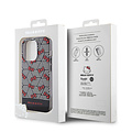 Hello Kitty Hello Kitty iPhone 15 Pro TPU Back Cover hoesje - Bow Pattern - Stripes - Zwart