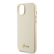Guess Guess iPhone 15 & 14 Plus SilikonHulle - Glitter Glossy Script - Gold Guess Guess iPhone 15 & 14 Plus SilikonHulle - Glitter Glossy Script - Gold