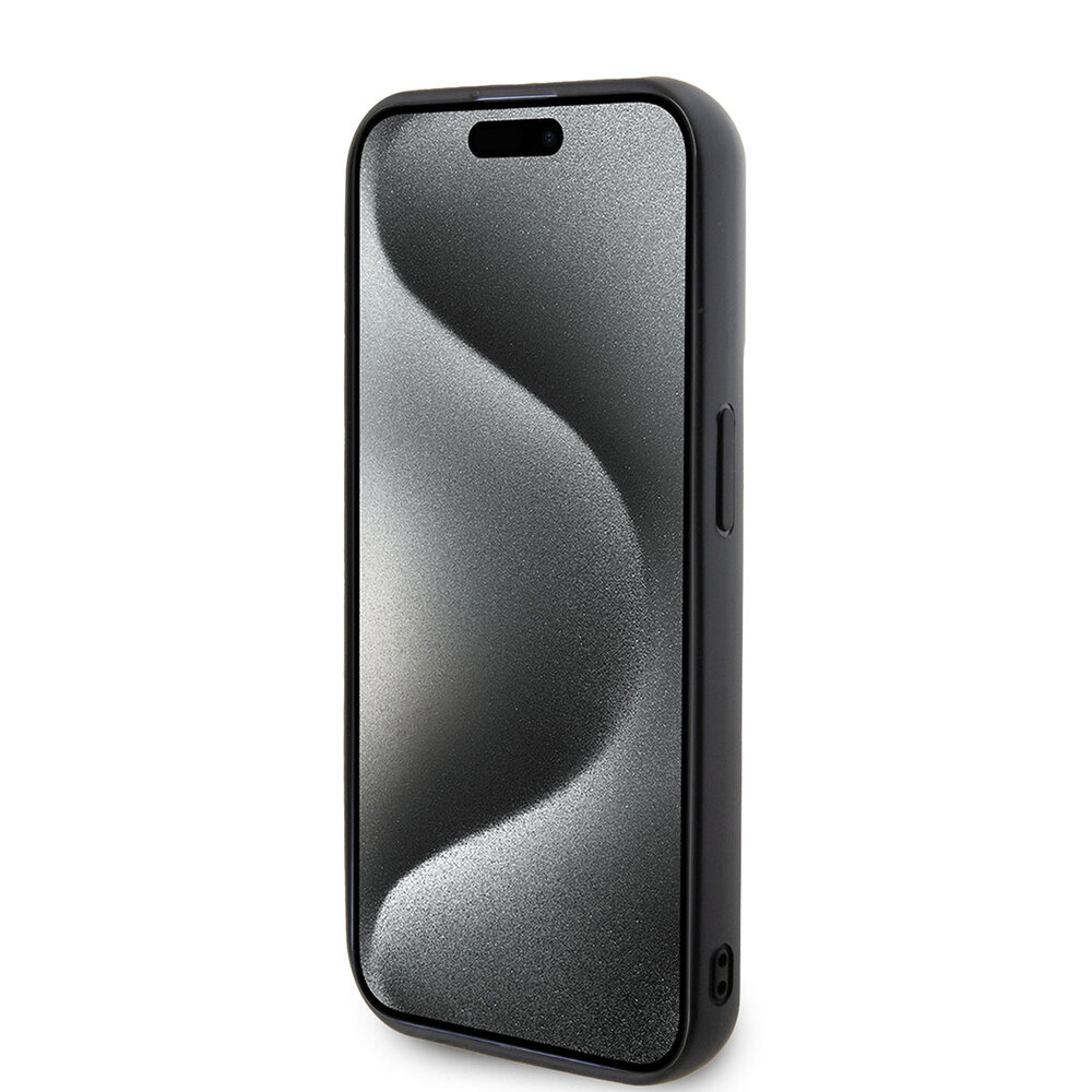 Karl Lagerfeld Karl Lagerfeld iPhone 15 Pro TPU Back Cover - 3D Rubber - NFT K&C - Black Karl Lagerfeld Karl Lagerfeld iPhone 15 Pro TPU Back Cover - 3D Rubber - NFT K&C - Black