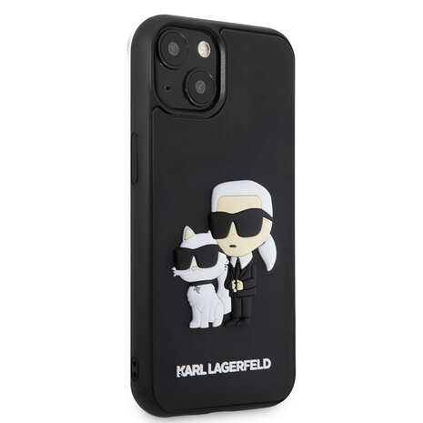 Karl Lagerfeld Karl Lagerfeld Coque arriere en iPhone 15 & 14 Plus - 3D Rubber - NFT K&C - Noir Karl Lagerfeld Karl Lagerfeld Coque arriere en iPhone 15 & 14 Plus - 3D Rubber - NFT K&C - Noir