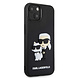 Karl Lagerfeld Karl Lagerfeld Coque arriere en iPhone 15 & 14 Plus - 3D Rubber - NFT K&C - Noir Karl Lagerfeld Karl Lagerfeld Coque arriere en iPhone 15 & 14 Plus - 3D Rubber - NFT K&C - Noir