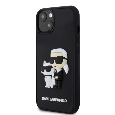 Karl Lagerfeld Karl Lagerfeld iPhone 15 Silikonhülle - 3D Rubber - NFT K&C - Schwarz Karl Lagerfeld Karl Lagerfeld iPhone 15 Silikonhülle - 3D Rubber - NFT K&C - Schwarz