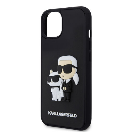 Karl Lagerfeld Karl Lagerfeld iPhone 15 Silikonhülle - 3D Rubber - NFT K&C - Schwarz Karl Lagerfeld Karl Lagerfeld iPhone 15 Silikonhülle - 3D Rubber - NFT K&C - Schwarz