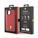 Ferrari Ferrari iPhone 15 & 14 Plus Hardcase-Ruckseite - Magsafe - Carbon - Rot Ferrari Ferrari iPhone 15 & 14 Plus Hardcase-Ruckseite - Magsafe - Carbon - Rot