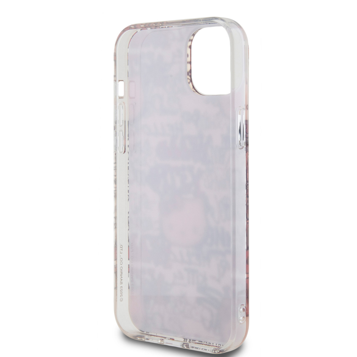 Hello Kitty Hello Kitty iPhone 15 & 14 Plus TPU Back Cover hoesje - Graffiti Tags - Roze, foto 6 van 6