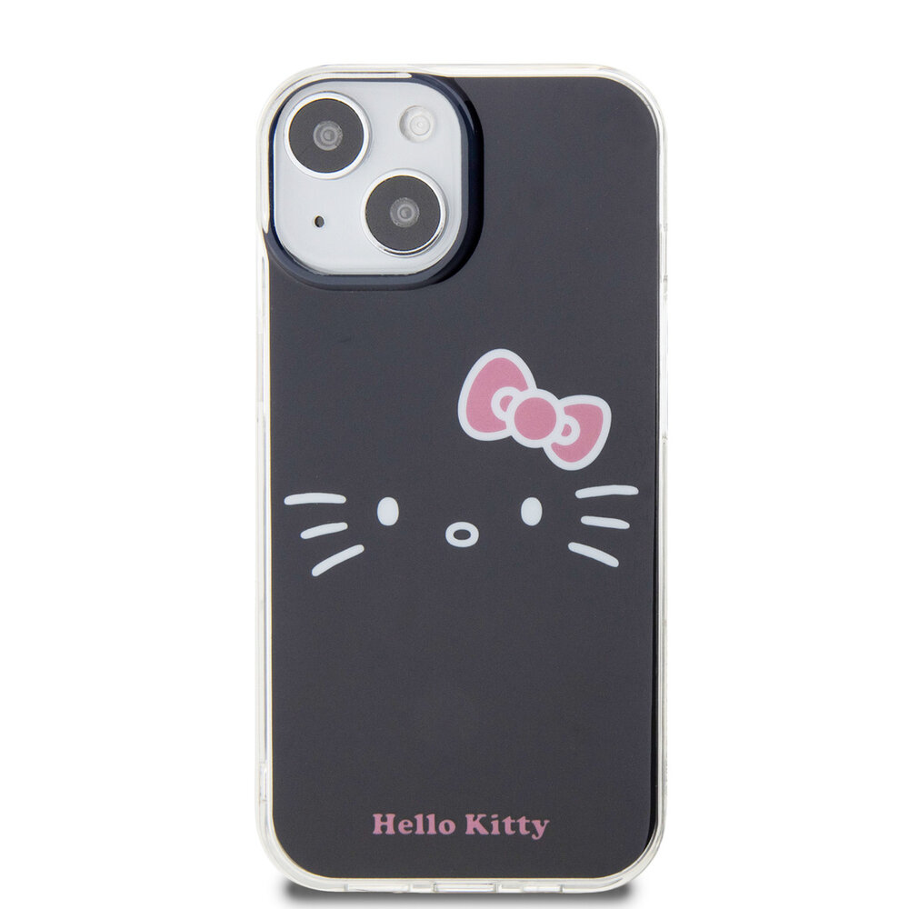 Hello Kitty Hello Kitty iPhone 15 Silikonhülle - Kitty Face - Schwarz Hello Kitty Hello Kitty iPhone 15 Silikonhülle - Kitty Face - Schwarz