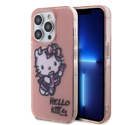 Hello Kitty Hello Kitty iPhone 15 Pro Max Silikonhülle - Graffiti Guitar - Rosa Hello Kitty Hello Kitty iPhone 15 Pro Max Silikonhülle - Graffiti Guitar - Rosa