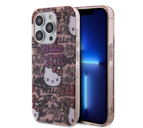 Hello Kitty Hello Kitty iPhone 15 Pro Max Silikonhülle - Graffiti Tags - Rosa Hello Kitty Hello Kitty iPhone 15 Pro Max Silikonhülle - Graffiti Tags - Rosa