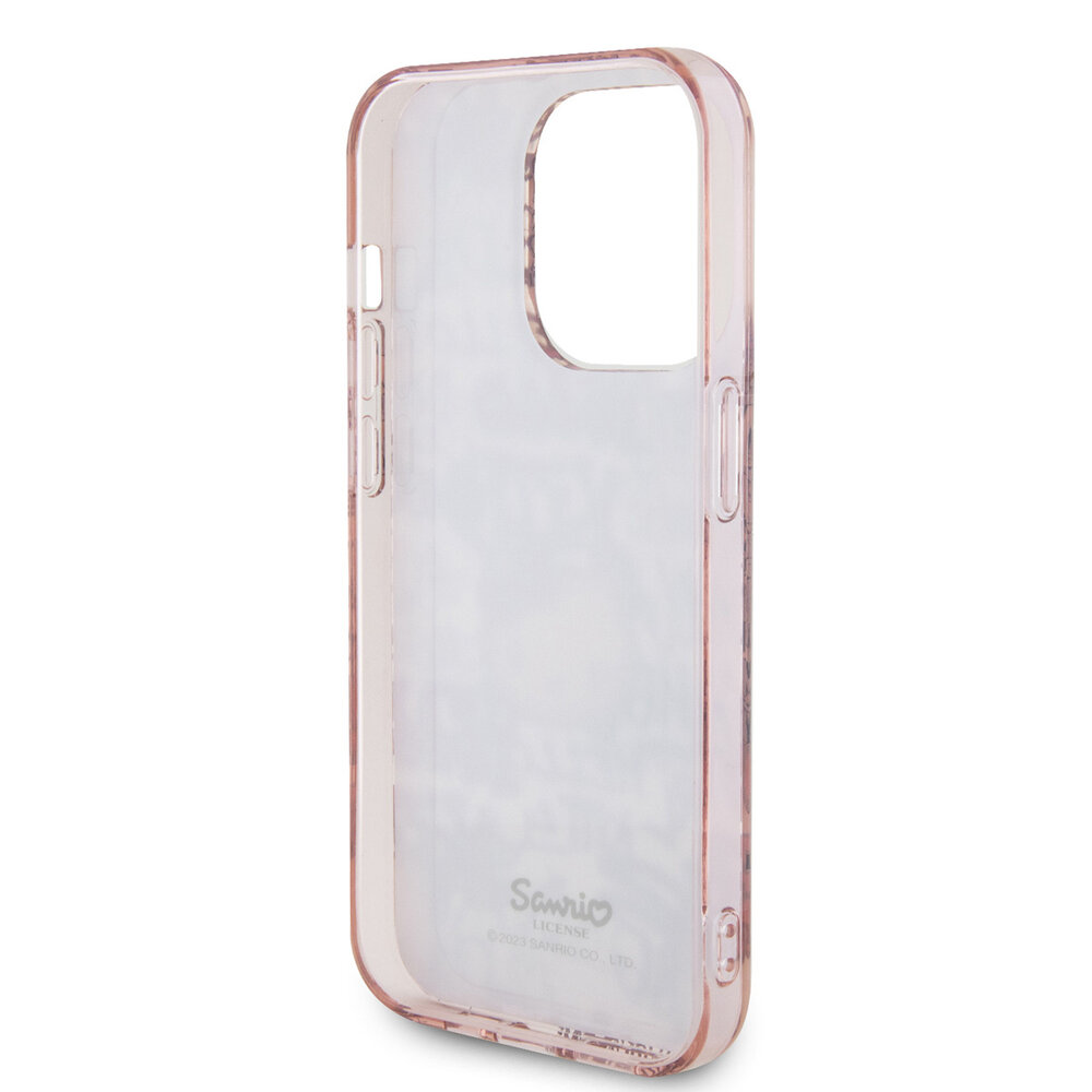 Hello Kitty Hello Kitty Coque arrière en iPhone 15 Pro Max - Graffiti Tags - Rose Hello Kitty Hello Kitty Coque arrière en iPhone 15 Pro Max - Graffiti Tags - Rose