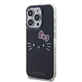 Hello Kitty Hello Kitty Coque arrière en iPhone 15 Pro Max - Kitty Face - Noir