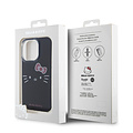 Hello Kitty Hello Kitty Coque arrière en iPhone 15 Pro Max - Kitty Face - Noir