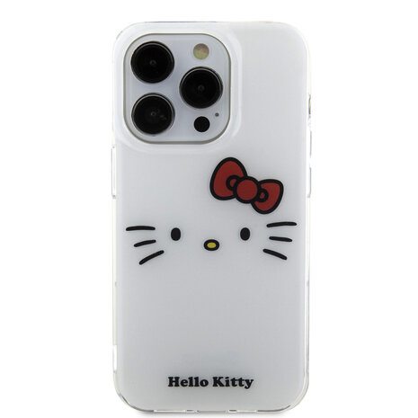 Hello Kitty Hello Kitty Coque arrière en iPhone 15 Pro Max - Kitty Face - Blanc Hello Kitty Hello Kitty Coque arrière en iPhone 15 Pro Max - Kitty Face - Blanc
