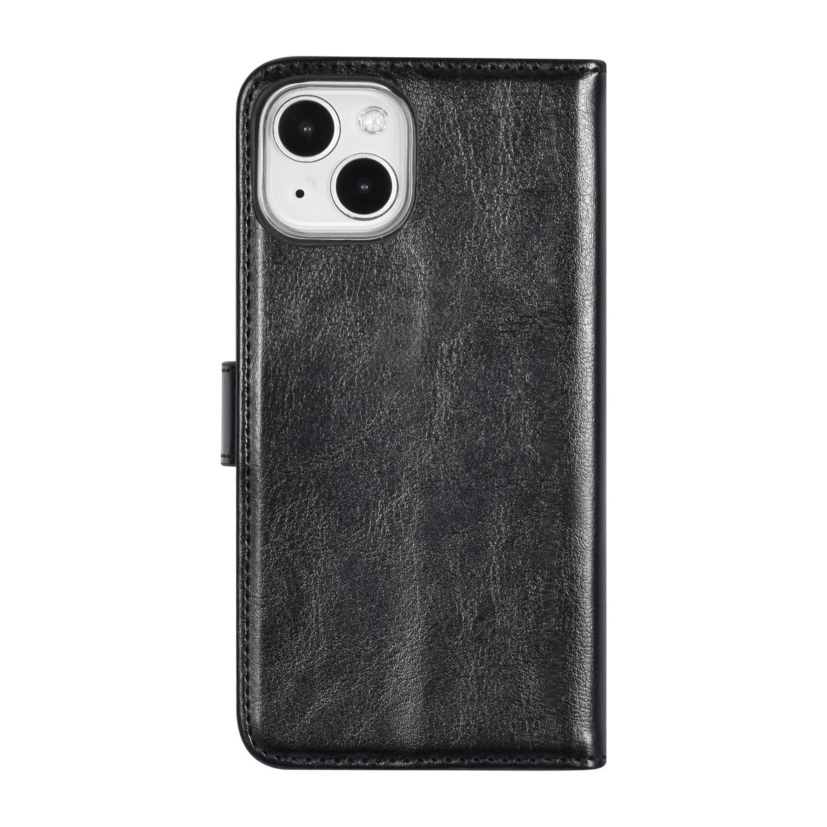 UNIQ Accessory UNIQ Accessory iPhone 14 & 13 Book Case hoesje - Pasjeshouder voor 3 pasjes - Magneetsluiting - Hanger - Zwart, foto 4 van 6