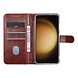 UNIQ Accessory UNIQ Accessory Galaxy S23 Book Case hoesje - Pasjeshouder voor 3 pasjes - Magneetsluiting - Hanger - Bruin UNIQ Accessory UNIQ Accessory Galaxy S23 Book Case hoesje - Pasjeshouder voor 3 pasjes - Magneetsluiting - Hanger - Bruin